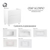 Купить Тумба напольная Qtap Scorpio 810х825х460 White QT1473TNВ801W , QT1473TNВ801W / SD00044565 , в категории Шкафы под умывальник , от бренда Qtap  Интернет-магазин сантехники ✓ Лучшие цены на рынке ✓ Огромный выбор ✓ Гарантия ✓ Заходите!