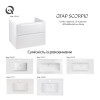 Купить Тумба подвесная Qtap Scorpio 810х585х460 White QT1474TPB801W , QT1474TPВ801W / SD00044566 , в категории Шкафы под умывальник , от бренда Qtap  Интернет-магазин сантехники ✓ Лучшие цены на рынке ✓ Огромный выбор ✓ Гарантия ✓ Заходите!
