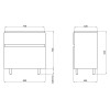 Купити Тумба підлогова Qtap Albatross 810х825х460 White QT0173TN800DW , QT0173TN800DW / SD00044831 , в категории Шафи під умивальник , от бренда Qtap  Інтернет-магазин сантехніки ✓ Кращі ціни на ринку ✓ Величезний вибір ✓ Гарантія ✓ Заходьте!