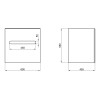Купити Тумба підвісна Qtap Virgo 600х580х437 White/Whitish oak QT1874TPА601W , QT1874TPА601WWO / SD00045054 , в категории Шафи під умивальник , от бренда Qtap  Інтернет-магазин сантехніки ✓ Кращі ціни на ринку ✓ Величезний вибір ✓ Гарантія ✓ Заходьте!