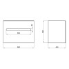 Купить Тумба подвесная Qtap Virgo 800х580х437 White/Whitish oak QT1874TPА801W , QT1874TPА801WWO / SD00045057 , в категории Шкафы под умывальник , от бренда Qtap  Интернет-магазин сантехники ✓ Лучшие цены на рынке ✓ Огромный выбор ✓ Гарантия ✓ Заходите!