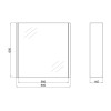 Купити Дзеркальна шафа підвісна Qtap Scorpio 600х600х145 White QT1477ZP601W , QT1477ZP651W / SD00045060 , в категории Дзеркала у ванну , от бренда Qtap  Інтернет-магазин сантехніки ✓ Кращі ціни на ринку ✓ Величезний вибір ✓ Гарантія ✓ Заходьте!