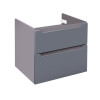 Купити Тумба підвісна Qtap Scorpio 710х585х460 Graphite QT1474TPВ702G , QT1474TPВ702G / SD00045067 , в категории Шафи під умивальник , от бренда Qtap  Інтернет-магазин сантехніки ✓ Кращі ціни на ринку ✓ Величезний вибір ✓ Гарантія ✓ Заходьте!