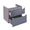 Купити Тумба підвісна Qtap Scorpio 710х585х460 Graphite QT1474TPВ702G , QT1474TPВ702G / SD00045067 , в категории Шафи під умивальник , от бренда Qtap  Інтернет-магазин сантехніки ✓ Кращі ціни на ринку ✓ Величезний вибір ✓ Гарантія ✓ Заходьте!
