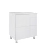 Купити Тумба підлогова Qtap Tern 600х616х469 White зі стільницею QT1780TNL601W , QT1780TNL601W / SD00045069 , в категории Шафи під умивальник , от бренда Qtap  Інтернет-магазин сантехніки ✓ Кращі ціни на ринку ✓ Величезний вибір ✓ Гарантія ✓ Заходьте!