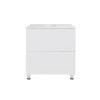 Купити Тумба підлогова Qtap Tern 600х616х469 White зі стільницею QT1780TNL601W , QT1780TNL601W / SD00045069 , в категории Шафи під умивальник , от бренда Qtap  Інтернет-магазин сантехніки ✓ Кращі ціни на ринку ✓ Величезний вибір ✓ Гарантія ✓ Заходьте!