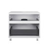 Купити Тумба підлогова Qtap Tern 800х616х469 White зі стільницею QT1780TNL801W , QT1780TNL801W / SD00045071 , в категории Шафи під умивальник , от бренда Qtap  Інтернет-магазин сантехніки ✓ Кращі ціни на ринку ✓ Величезний вибір ✓ Гарантія ✓ Заходьте!