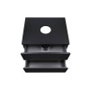 Купити Тумба підвісна Qtap Tern 600х476х469 Matt black зі стільницею QT1779TPL602MB , QT1779TPL602MB / SD00045076 , в категории Шафи під умивальник , от бренда Qtap  Інтернет-магазин сантехніки ✓ Кращі ціни на ринку ✓ Величезний вибір ✓ Гарантія ✓ Заходьт