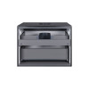Купити Тумба підвісна Qtap Tern 600х476х469 Matt black зі стільницею QT1779TPL602MB , QT1779TPL602MB / SD00045076 , в категории Шафи під умивальник , от бренда Qtap  Інтернет-магазин сантехніки ✓ Кращі ціни на ринку ✓ Величезний вибір ✓ Гарантія ✓ Заходьт