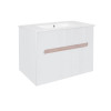 Купити Комплект Qtap Virgo 800х580х437 White/Whitish oak тумба підвісна + раковина урізна  QT1872TPА8013080CW , QT1872TPА8013080CWWO / SD00045087 , в категории Шафи під умивальник , от бренда Qtap  Інтернет-магазин сантехніки ✓ Кращі ціни на ринку ✓ Велич