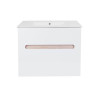Купити Комплект Qtap Virgo 800х580х437 White/Whitish oak тумба підвісна + раковина урізна  QT1872TPА8013080CW , QT1872TPА8013080CWWO / SD00045087 , в категории Шафи під умивальник , от бренда Qtap  Інтернет-магазин сантехніки ✓ Кращі ціни на ринку ✓ Велич