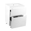 Купити Комплект Qtap Scorpio 605х825х460 White тумба підлогова + раковина урізна  QT1471TNВ6013060CW , QT1471TNВ6013060CW / SD00045088 , в категории Шафи під умивальник , от бренда Qtap  Інтернет-магазин сантехніки ✓ Кращі ціни на ринку ✓ Величезний вибір
