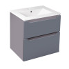 Купити Комплект Qtap Scorpio 605х585х460 Graphite тумба підвісна + раковина урізна QT1472TPВ6023060CG , QT1472TPВ6023060CG / SD00045092 , в категории Шафи під умивальник , от бренда Qtap  Інтернет-магазин сантехніки ✓ Кращі ціни на ринку ✓ Величезний вибі