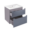 Купити Комплект Qtap Scorpio 605х585х460 Graphite тумба підвісна + раковина урізна QT1472TPВ6023060CG , QT1472TPВ6023060CG / SD00045092 , в категории Шафи під умивальник , от бренда Qtap  Інтернет-магазин сантехніки ✓ Кращі ціни на ринку ✓ Величезний вибі