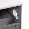 Купити Комплект Qtap Scorpio 605х585х460 Graphite тумба підвісна + раковина урізна QT1472TPВ6023060CG , QT1472TPВ6023060CG / SD00045092 , в категории Шафи під умивальник , от бренда Qtap  Інтернет-магазин сантехніки ✓ Кращі ціни на ринку ✓ Величезний вибі