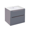 Купити Комплект Qtap Scorpio 710х585х460 Graphite тумба підвісна + раковина урізна QT1472TPВ7023070CG , QT1472TPВ7023070CG / SD00045093 , в категории Шафи під умивальник , от бренда Qtap  Інтернет-магазин сантехніки ✓ Кращі ціни на ринку ✓ Величезний вибі