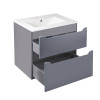 Купити Комплект Qtap Scorpio 710х585х460 Graphite тумба підвісна + раковина урізна QT1472TPВ7023070CG , QT1472TPВ7023070CG / SD00045093 , в категории Шафи під умивальник , от бренда Qtap  Інтернет-магазин сантехніки ✓ Кращі ціни на ринку ✓ Величезний вибі