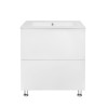 Купити Комплект Qtap Tern 700х725х437 White тумба підлогова + раковина урізна QT1771TNL7013070CW , QT1771TNL7013070CW / SD00045095 , в категории Шафи під умивальник , от бренда Qtap  Інтернет-магазин сантехніки ✓ Кращі ціни на ринку ✓ Величезний вибір ✓ Г