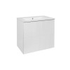 Купити Комплект Qtap Tern 600х580х437 White тумба підвісна + раковина урізна QT1772TPL6013060CW , QT1772TPL6013060CW / SD00045097 , в категории Шафи під умивальник , от бренда Qtap  Інтернет-магазин сантехніки ✓ Кращі ціни на ринку ✓ Величезний вибір ✓ Га