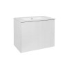 Купити Комплект Qtap Tern 700х580х437 White тумба підвісна + раковина урізна QT1772TPL7013070CW , QT1772TPL7013070CW / SD00045098 , в категории Шафи під умивальник , от бренда Qtap  Інтернет-магазин сантехніки ✓ Кращі ціни на ринку ✓ Величезний вибір ✓ Га