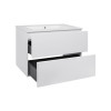 Купити Комплект Qtap Tern 700х580х437 White тумба підвісна + раковина урізна QT1772TPL7013070CW , QT1772TPL7013070CW / SD00045098 , в категории Шафи під умивальник , от бренда Qtap  Інтернет-магазин сантехніки ✓ Кращі ціни на ринку ✓ Величезний вибір ✓ Га
