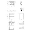 Купити Комплект Qtap Tern 600х580х437 Matt black тумба підвісна + раковина урізна QT1772TPL6023060CMB , QT1772TPL6023060CMB / SD00045106 , в категории Шафи під умивальник , от бренда Qtap  Інтернет-магазин сантехніки ✓ Кращі ціни на ринку ✓ Величезний виб