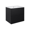 Купити Комплект Qtap Tern 600х580х437 Matt black тумба підвісна + раковина урізна QT1772TPL6023060CMB , QT1772TPL6023060CMB / SD00045106 , в категории Шафи під умивальник , от бренда Qtap  Інтернет-магазин сантехніки ✓ Кращі ціни на ринку ✓ Величезний виб