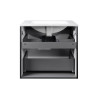 Купити Комплект Qtap Tern 600х580х437 Matt black тумба підвісна + раковина урізна QT1772TPL6023060CMB , QT1772TPL6023060CMB / SD00045106 , в категории Шафи під умивальник , от бренда Qtap  Інтернет-магазин сантехніки ✓ Кращі ціни на ринку ✓ Величезний виб