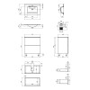 Купити Комплект Qtap Tern 700х725х437 Matt black тумба підлогова + раковина урізна QT1771TNL7023070CMB , QT1771TNL7023070CMB / SD00045107 , в категории Шафи під умивальник , от бренда Qtap  Інтернет-магазин сантехніки ✓ Кращі ціни на ринку ✓ Величезний ви