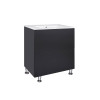 Купити Комплект Qtap Tern 700х725х437 Matt black тумба підлогова + раковина урізна QT1771TNL7023070CMB , QT1771TNL7023070CMB / SD00045107 , в категории Шафи під умивальник , от бренда Qtap  Інтернет-магазин сантехніки ✓ Кращі ціни на ринку ✓ Величезний ви