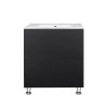 Купити Комплект Qtap Tern 700х725х437 Matt black тумба підлогова + раковина урізна QT1771TNL7023070CMB , QT1771TNL7023070CMB / SD00045107 , в категории Шафи під умивальник , от бренда Qtap  Інтернет-магазин сантехніки ✓ Кращі ціни на ринку ✓ Величезний ви