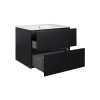 Купити Комплект Qtap Tern 800х580х437 Matt black тумба підвісна + раковина урізна QT1772TPL8023080CMB , QT1772TPL8023080CMB / SD00045110 , в категории Шафи під умивальник , от бренда Qtap  Інтернет-магазин сантехніки ✓ Кращі ціни на ринку ✓ Величезний виб