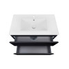 Купити Комплект Qtap Tern 800х580х437 Matt black тумба підвісна + раковина урізна QT1772TPL8023080CMB , QT1772TPL8023080CMB / SD00045110 , в категории Шафи під умивальник , от бренда Qtap  Інтернет-магазин сантехніки ✓ Кращі ціни на ринку ✓ Величезний виб