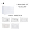 Купити Тумба підвісна Qtap Albatross 810х725х460 White QT0174TP800DW , QT0174TP800DW / SD00045117 , в категории Шафи під умивальник , от бренда Qtap  Інтернет-магазин сантехніки ✓ Кращі ціни на ринку ✓ Величезний вибір ✓ Гарантія ✓ Заходьте!