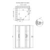 Купити Душова кабіна Qtap Taurus CRM1011SC6 100x100 см, скло Clear 6 мм, покриття CalcLess без піддона , TAUCRM1011SC6 / SD00045257 , в категории Душові кабіни , от бренда Qtap  Інтернет-магазин сантехніки ✓ Кращі ціни на ринку ✓ Величезний вибір ✓ Гарант