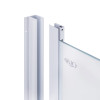 Купити Душова кабіна Qtap Taurus WHI1099AC6 90x90 см, скло Clear 6 мм, покриття CalcLess без піддона , TAUWHI1099AC6 / SD00045258 , в категории Душові кабіни , от бренда Qtap  Інтернет-магазин сантехніки ✓ Кращі ціни на ринку ✓ Величезний вибір ✓ Гарантія
