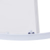 Купити Душова кабіна Qtap Taurus WHI1099AC6 90x90 см, скло Clear 6 мм, покриття CalcLess без піддона , TAUWHI1099AC6 / SD00045258 , в категории Душові кабіни , от бренда Qtap  Інтернет-магазин сантехніки ✓ Кращі ціни на ринку ✓ Величезний вибір ✓ Гарантія
