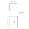 Купити Душова кабіна Qtap Gemini CRM1011SC6 100x100 см, скло Clear 6 мм, покриття CalcLess без піддона , GEMCRM1011SC6 / SD00045260 , в категории Душові кабіни , от бренда Qtap  Інтернет-магазин сантехніки ✓ Кращі ціни на ринку ✓ Величезний вибір ✓ Гарант