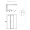 Купити Душова кабіна Qtap Aries CRM10128RC8 120x80 см, скло Clear 8 мм, покриття CalcLess без піддона , ARICRM10128RC8 / SD00045264 , в категории Душові кабіни , от бренда Qtap  Інтернет-магазин сантехніки ✓ Кращі ціни на ринку ✓ Величезний вибір ✓ Гарант