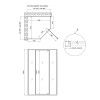 Купити Душова кабіна Qtap Scorpio BLA10115-AC6 100x100 см, скло Clear 6 мм, покриття CalcLess без піддона , SCOBLA10115AC6 / SD00045266 , в категории Душові кабіни , от бренда Qtap  Інтернет-магазин сантехніки ✓ Кращі ціни на ринку ✓ Величезний вибір ✓ Га