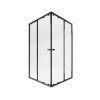 Купити Душова кабіна Qtap Pisces BLA107-9SC5 75-90x75-90 см, скло Clear 5 мм без піддона , PISBLA1079SC5 / SD00045271 , в категории Душові кабіни , от бренда Qtap  Інтернет-магазин сантехніки ✓ Кращі ціни на ринку ✓ Величезний вибір ✓ Гарантія ✓ Заходьте!