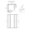 Купить Душевая кабина Qtap Pisces BLA109-11SC5 90-105x90-105 см, стекло Clear 5 мм без поддона , PISBLA10911SC5 / SD00045273 , в категории Душевые кабины , от бренда Qtap  Интернет-магазин сантехники ✓ Лучшие цены на рынке ✓ Огромный выбор ✓ Гарантия ✓ За
