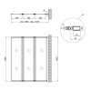 Купити Штора на ванну Qtap Gemini WHI401114RP4 скло Pear 4 мм, 110x140 см , GEMWHI401114RP4 / SD00045279 , в категории Шторки у ванну , от бренда Qtap  Інтернет-магазин сантехніки ✓ Кращі ціни на ринку ✓ Величезний вибір ✓ Гарантія ✓ Заходьте!