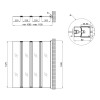 Купити Штора на ванну Qtap Gemini WHI401114RP6 скло Pear 6 мм, 110x140 см , GEMWHI401114RP6 / SD00045280 , в категории Шторки у ванну , от бренда Qtap  Інтернет-магазин сантехніки ✓ Кращі ціни на ринку ✓ Величезний вибір ✓ Гарантія ✓ Заходьте!