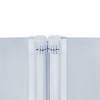 Купити Штора на ванну Qtap Gemini WHI401114RP6 скло Pear 6 мм, 110x140 см , GEMWHI401114RP6 / SD00045280 , в категории Шторки у ванну , от бренда Qtap  Інтернет-магазин сантехніки ✓ Кращі ціни на ринку ✓ Величезний вибір ✓ Гарантія ✓ Заходьте!