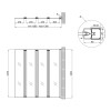 Купити Штора на ванну Qtap Gemini WHI401314RP6 скло Pear 6 мм, 130x140 см , GEMWHI401314RP6 / SD00045284 , в категории Шторки у ванну , от бренда Qtap  Інтернет-магазин сантехніки ✓ Кращі ціни на ринку ✓ Величезний вибір ✓ Гарантія ✓ Заходьте!