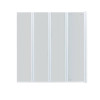 Купити Штора на ванну Qtap Gemini WHI401314RP6 скло Pear 6 мм, 130x140 см , GEMWHI401314RP6 / SD00045284 , в категории Шторки у ванну , от бренда Qtap  Інтернет-магазин сантехніки ✓ Кращі ціни на ринку ✓ Величезний вибір ✓ Гарантія ✓ Заходьте!