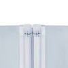 Купити Штора на ванну Qtap Gemini WHI401314RP6 скло Pear 6 мм, 130x140 см , GEMWHI401314RP6 / SD00045284 , в категории Шторки у ванну , от бренда Qtap  Інтернет-магазин сантехніки ✓ Кращі ціни на ринку ✓ Величезний вибір ✓ Гарантія ✓ Заходьте!