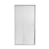 Купити Душові двері в нішу Qtap Taurus CRM209-1.C6 90-100x185 см, скло Clear 6 мм, покриття CalcLess , TAUCRM2091C6 / SD00045295 , в категории Душові двері , от бренда Qtap  Інтернет-магазин сантехніки ✓ Кращі ціни на ринку ✓ Величезний вибір ✓ Гарантія ✓