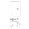 Купить Душовые двери в нишу Qtap Taurus CRM201-11.C6 110-120x185 см, стекло Clear 6 мм, покрытие CalcLess , TAUCRM201112C6 / SD00045296 , в категории Душевые двери , от бренда Qtap  Интернет-магазин сантехники ✓ Лучшие цены на рынке ✓ Огромный выбор ✓ Гар